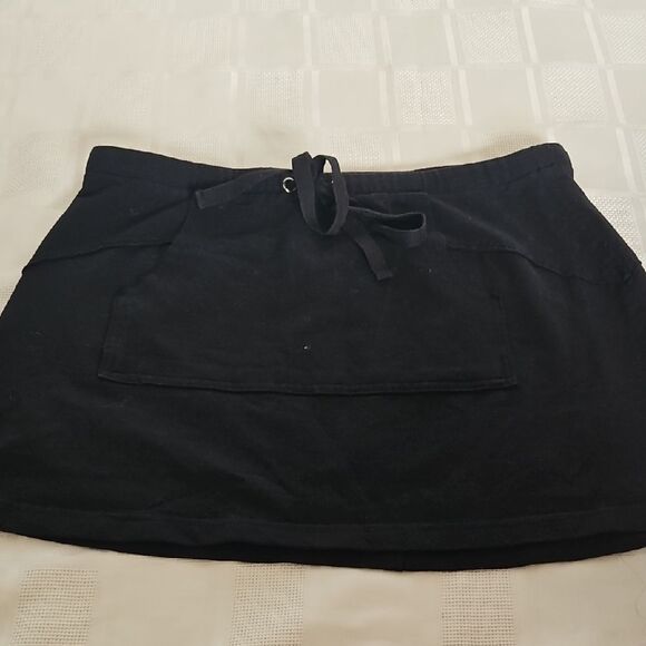 Guess Black Mini Skirt Tie Front Casual - Picture 8 of 16
